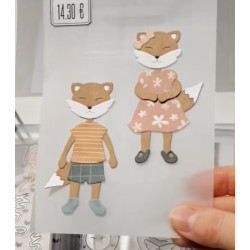HA-PI Little Fox LE MONDE D'HAPI Hapi le renard Die Set