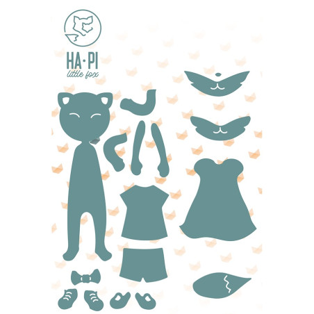 HA-PI Little Fox LE MONDE D'HAPI Hapi le renard Die Set
