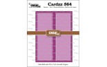 Crealies Cardzz no. 564 Gatefold Rectangle Card