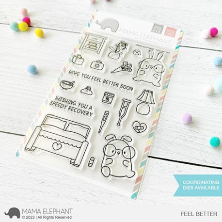 Mama Elephant FEEL BETTER Clear Stamp