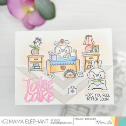 Mama Elephant FEEL BETTER Clear Stamp