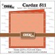 Crealies Cardzz no. 511 Double Card 10x10cm