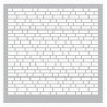 My Favorite Things English Brick Wall Stencil