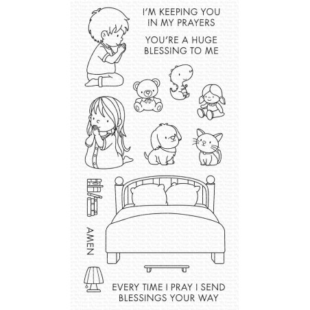 My Favorite Things In My Prayers Clear Stamps
