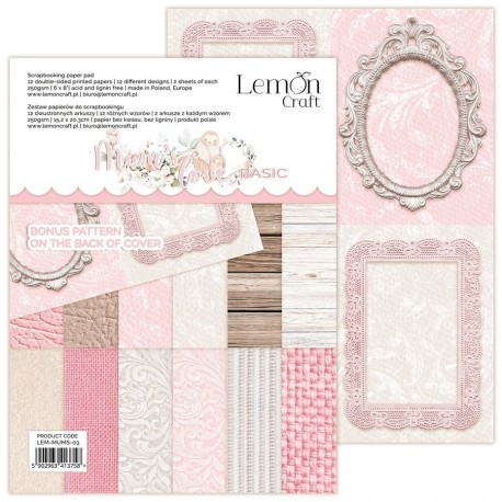 LemonCraft Mums' Love Basic Paper Pad 15x20cm