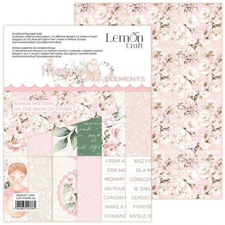LemonCraft Mums' Love Elements Paper Pad 15x20cm