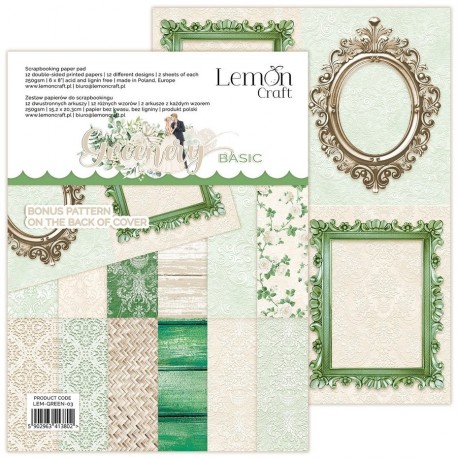 LemonCraft Greenery Basic Paper Pad 15x20cm