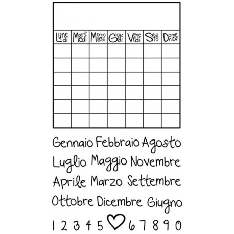 Timbro Calendario