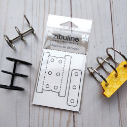 Zibuline Fustella per Rilegatura a 3 anelli