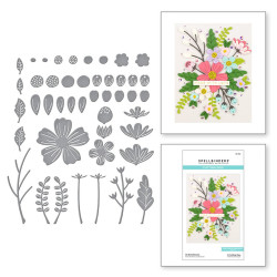 Spellbinders Be Bold Blooms Etched Dies