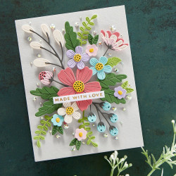 Spellbinders Be Bold Blooms Etched Dies
