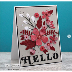 Spellbinders Be Bold Blooms Etched Dies
