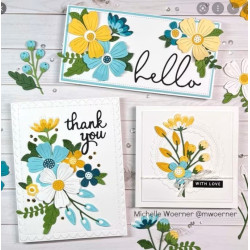Spellbinders Be Bold Blooms Etched Dies