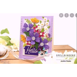Spellbinders Be Bold Blooms Etched Dies
