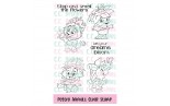 C.C. Design Potted Animals Clear Stamp