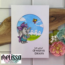 C.C. Design Potted Animals Clear Stamp