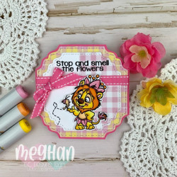 C.C. Design Potted Animals Clear Stamp