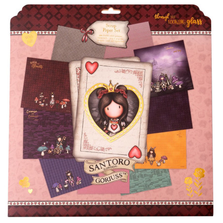 Gorjuss Wonderland Scrap Paper Pack 30x30cm