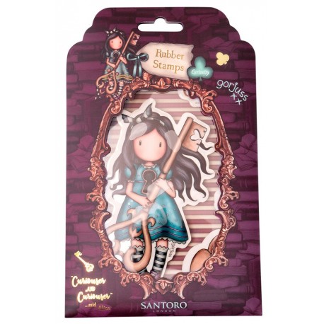 Gorjuss Wonderland Cling Stamp L Curiosity