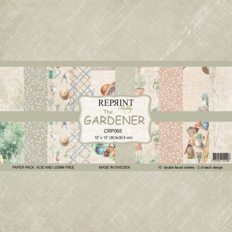 Reprint The Gardener Paper Pack 30x30cm