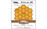 Crealies Xtra no. 68 Honeycomb