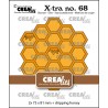 Crealies Xtra no. 68 Honeycomb