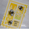 Crealies Partzz no. 63 Bees Small and Medium