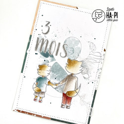 HA-PI Little Fox LE MONDE D'HAPI Chez Papy et Mamie Clear Stamp