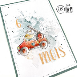 HA-PI Little Fox LE MONDE D'HAPI Dreamer Clear Stamp