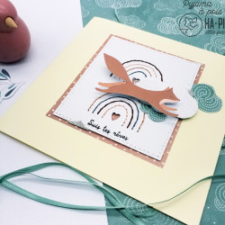 HA-PI Little Fox LE MONDE D'HAPI Nuage à broder Die Set