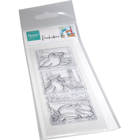Marianne Design Clear Stamp Hetty‘s Peek-a-boo Beach