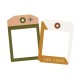 Simple Stories Here + There CHIPBOARD Frames 6pz