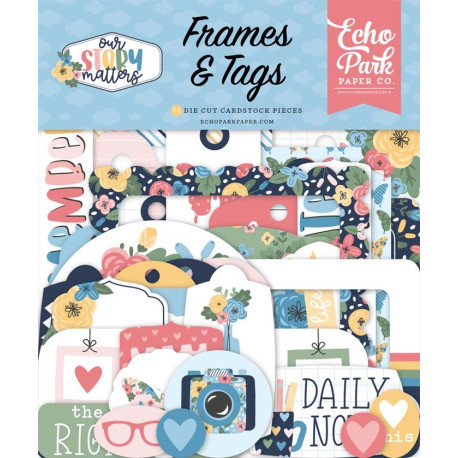 Echo Park Our Story Matters Frames & Tags 34pz