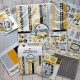 Echo Park Bee Happy Coordinating Solids Paper Pack 30x30cm