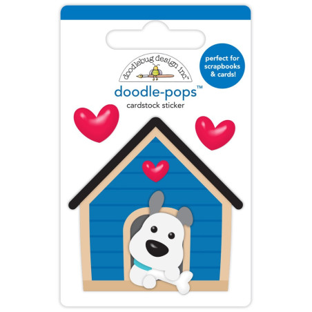 Doodlebug Design Happy Home  Doodle-Pops 3D Stickers