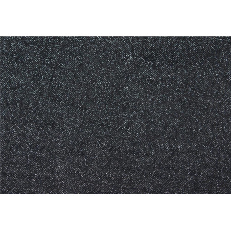 Similpelle Nera GLITTER 50x35cm