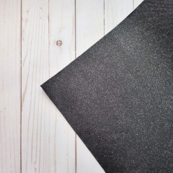 Similpelle Nera GLITTER 50x35cm