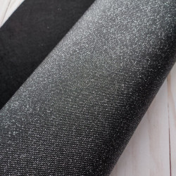 Similpelle Nera GLITTER 50x35cm