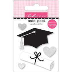 Bella BLVD Grad Goals Bella-pops con FOIL ARGENTO