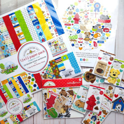 Doodlebug Design Throw. Fetch. Repeat.  Shape Sprinkles