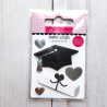 Bella BLVD Grad Goals Bella-pops con FOIL ARGENTO