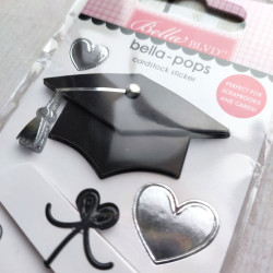 Bella BLVD Grad Goals Bella-pops con FOIL ARGENTO