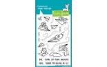 LAWN FAWN Just Plane Awesome Clear Stamp