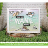 LAWN FAWN Just Plane Awesome Sentiment Trails Clear Stamp