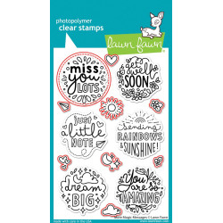 LAWN FAWN More Magic Messages Cuts