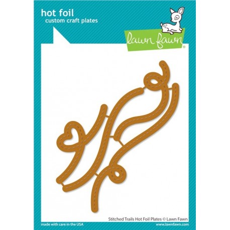 LAWN FAWN Stitched Trails Hot Foil Plates