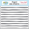 Echo Park Life Is Sweet Stripes Designer Stencil