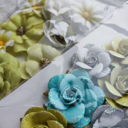 Prima Marketing Postcards from Paradise Flowers Harmony 9pz