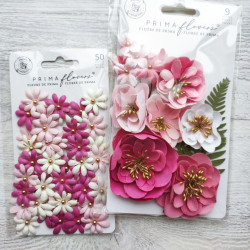  Prima Marketing Postcards from Paradise Flowers May Flowers 9pz