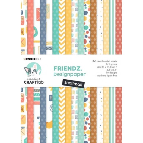 StudioLight Paper Pad Friendz nr.86 Snailmail A5